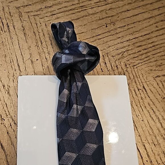Mens Alfani tie gray silver - Picture 4 of 6